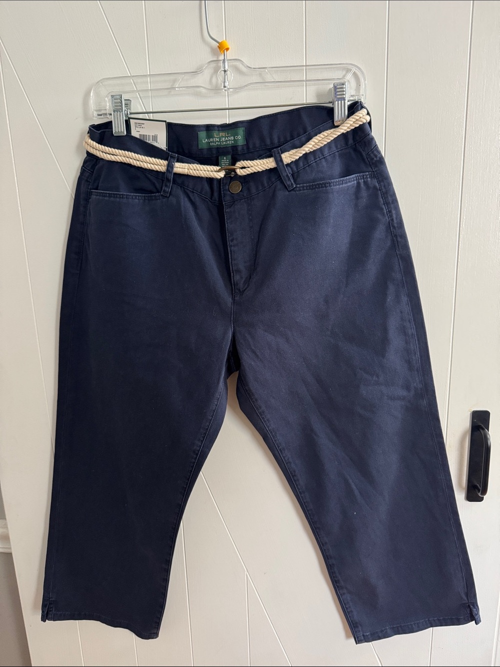 LAUREN Jeeans Co.  Ralph Lauren Classic Midcalf Capris - Ladies Size 6 NWT